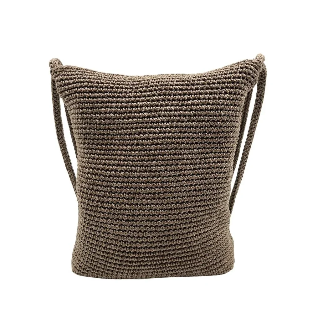 The Sak Brown Crocheted Shoulder Bag